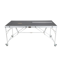 Máquina de pegamento de mesa plegable de fabricación MINOVA para máquina de pegado de papel tapiz profesional de papel