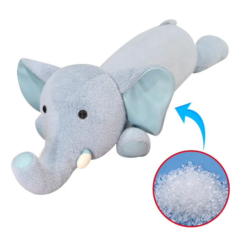 OEM ODM Custom Weighted Children Sensory Soft Elephant Animal Stuffed Plush Toys Kids
