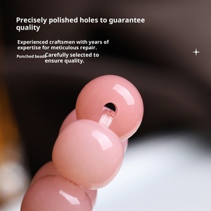 천연 분말 꽃 언어 꿈 108 디자인 보리원 놀이 유행 남자의 여자의 구슬 묵주 팔찌 도매 - Product Image 4