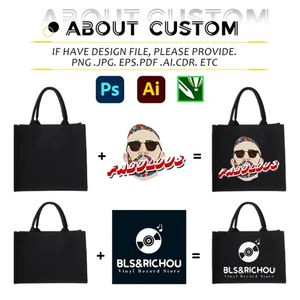 Promotional Reusable Custom Tote <b>Bags</b> for Women <b>Large</b> Capacity Waterproof Cotton <b>Canvas</b> Luxury Shopping with Logo - Product Image 2