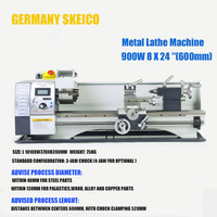 Youlike Petite machine de tour à métaux WM180V /210V Mini machine de tour à métaux