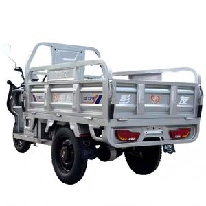 รถสามล้อไฟฟ้าบรรทุกสินค้าสีขาว ขนาด 1.3 เมตร ผลิตในจีน รุ่น <span class=keywords><strong>JL</strong></span> 48V 650W แบบเปิด รับน้ำหนักได้ 400 กิโลกรัม โครงเหล็ก เหมาะสำหรับครอบครัว - Product Image 3