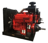 Generadores de propulsión marina refrigerados por agua con motor diésel de 300HP para agricultura Marina y bomba de agua Arranque eléctrico