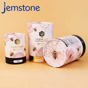 ขายส่งพิมพ์แบบกําหนดเองสีที่กําหนดเองพิมพ์หลอดกระดาษบรรจุภัณฑ์พร้อมฝาปิด - Product Image 2