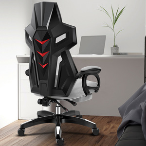 Chaise de jeu ergonomique de luxe contemporaine Siila <span class=keywords><strong>Gamer</strong></span>, chaise de jeu pivotante inclinable à dossier haut avec repose-pieds - Product Image 5