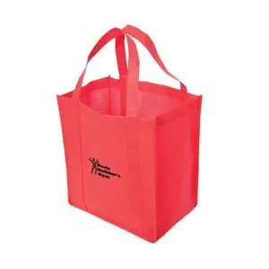 Gift Advertisement Reusable Non Woven Shopping Bags Recyle Supermarket Non Woven Bags With Handles