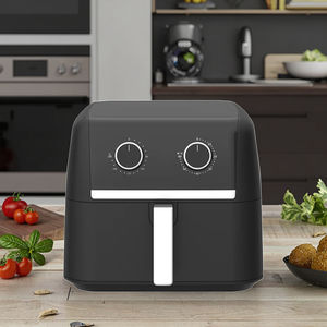 <span class=keywords><strong>Olla</strong></span> <span class=keywords><strong>a</strong></span> <span class=keywords><strong>presión</strong></span> eléctrica de gran capacidad para el hogar de 2000W y <span class=keywords><strong>pollo</strong></span> frito sin aceite y bajo <span class=keywords><strong>en</strong></span> grasa, freidora de aire mecánica de dos perillas giratorias de 8,5 L - Product Image 1