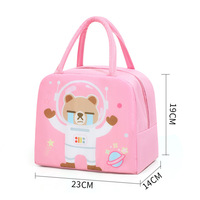 Sac isotherme en tissu Oxford de dessin animé coréen sac à lunch portable étanche de grande capacité sacs de pique-nique en plein air