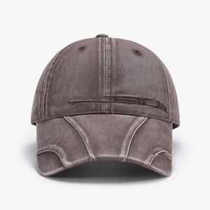 Casquette de baseball en jean unie personnalisable JH unisexe, tendance et cool, effet vieilli, 100 % coton, 6 panneaux, ajustable, toutes saisons, pour adultes - Product Image 6