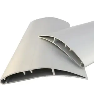 Bagian Profil Ekstrusi Aluminium Airfoil Louver Profil Aluminium, Airfoil Blade, Aluminium Airfoil