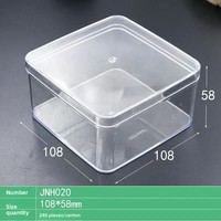 Lebensmittelechte Recycelbare Transparente Kunststoff-Spritzgussverpackungsboxen für Cupcakes, Süßigkeiten, Geschenke, Partyzubehör und Snacks
