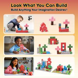 <span class=keywords><strong>Offre</strong></span> Spéciale : 100 Blocs Magnétiques Cubiques pour l'Architecture Créative et l'Ingénierie – Jouets Éducatifs Durables pour la Salle de Classe - Product Image 3