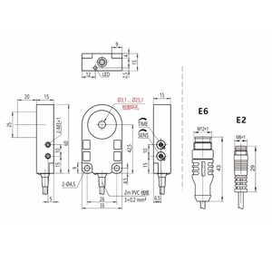 Mujia Chất lượng cao LED đầu ra ánh sáng Cảm biến tiệm cận cảm ứng cho phát hiện dây bị hỏng - Product Image 2