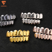 Grillz personnalisé en argent Sterling 925 pour les dents plaqué or blanc Hip Hop bijoux fins Grillz dents gratuites Grillz pour femmes et hommes