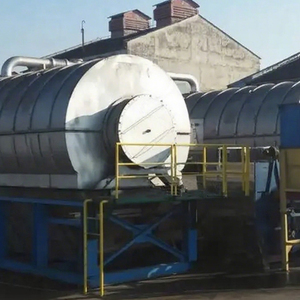Neumático de desecho automático de alto rendimiento de aceite/planta de destilación de refundición diésel de pirólisis de plástico con caja de cambios de motor usado - Product Image 6