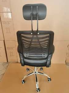 Chaise de bureau visiteur ergonomique moderne à dossier haut en tissu maillé, réglable en hauteur, fabriquée en Chine, à prix abordable - Product Image 4