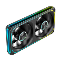 Ventilador de Caja de PC AntarcChill de 240 mm con Aspas Invertidas, RGB, Rodamiento Líquido, Nuevo en Stock, Enfriador de Aire Premium con Flujo de Aire Inverso