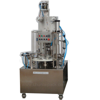 Machine automatique de remplissage et de scellage de gobelets pour jus, vin, whisky, verres à shot