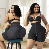 Faja Moldeadora de Cintura Alta Postoperatoria BBL, Pantalones Cortos con Control de Abdomen y Realce de Glúteos para Mujer