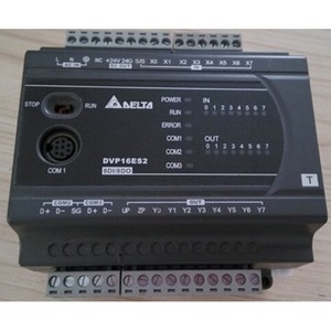 Unidad Principal PLC DVP16ES200T Original de 100-240 VCA, Controlador Lógico Programable Serie ES2, 16 E/S, Salida de Transistor - Product Image 1