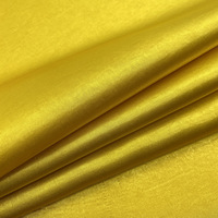 Tissu satiné imitation acétate 100% polyester coloré, teint, respirant, tissé, lisse, brillant, style sergé, pour ameublement et vêtements pour filles