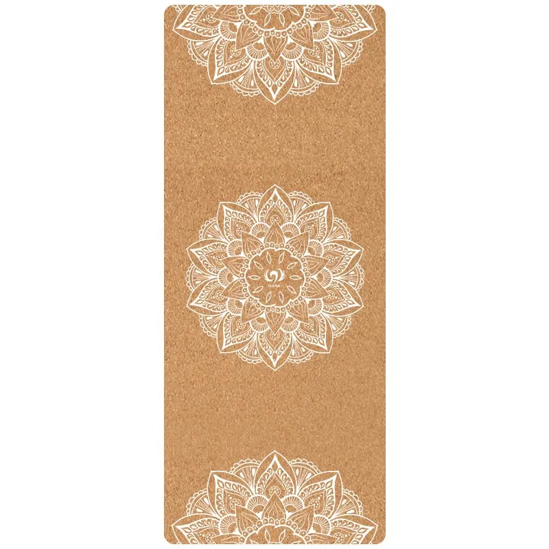 Color Mixture Custom 183*61cm Cork Yoga Mat Thicken 15mm With Logo Exercise Mat Fitness Mat