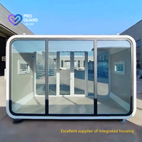 Cabine Apple Expédiée de L'usine 20FT Mobile Modulaire Préfabriqué Petite Maison Portable Bureau Pod Maison Préfabriquée