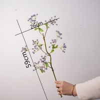 Branche de rose artificielle faite à la main, réaliste, douce et durable, couleur automne, pour la décoration intérieure, les mariages et les accessoires de photographie