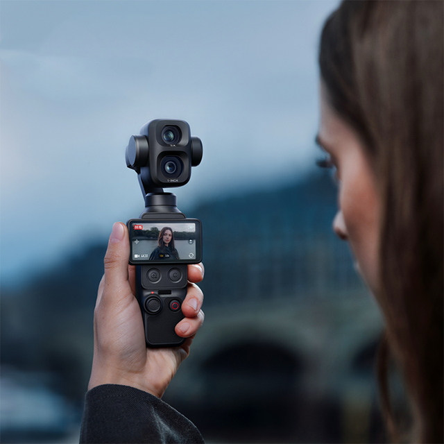 Original Osmo Pocket4P Vlog Combo 3Axis Gimbal Dual Camera Waterproof 30m 6K 17Stop Dynamic Range Active Track Vlogging Travel