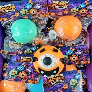 Jouet anti-stress Squishy Monstre d'Halloween le plus vendu, jouet sensoriel œil effrayant à presser, boîte surprise d'Halloween, cadeau pour enfants - Product Image 6