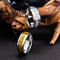 2026 Hot-Selling Europese Amerikaanse stijl gepersonaliseerde modieuze titanium stalen vintage kruis herenring cadeau met oliedruppels