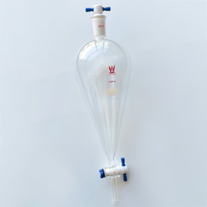 10-5000ml laboratório vidraria alta temperatura resistente grosso murado borosilicato vidro funil separador com torneira PTFE - Product Image 2