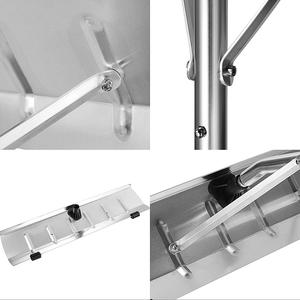 Râteau à neige industriel en alliage d'aluminium durable, léger, avec manche télescopique réglable, blanc <span class=keywords><strong>Wolin</strong></span>, pour le déneigement - Product Image 5