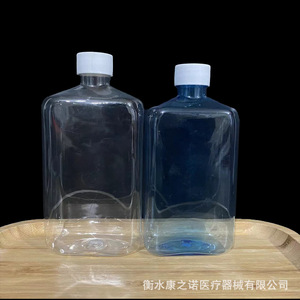 Custom Made 250ml <b>Plastic</b> Bottles Square Shape Screw Cap For Chemical <b>Packaging</b> Hebei Origin - Product Image 1