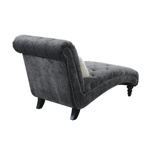 Chaise Longue di Lusso in Ciniglia per Progetti Villa, <span class=keywords><strong>Dimensioni</strong></span> Personalizzabili OEM con Tre Opzioni di Produzione Globale - Product Image 6