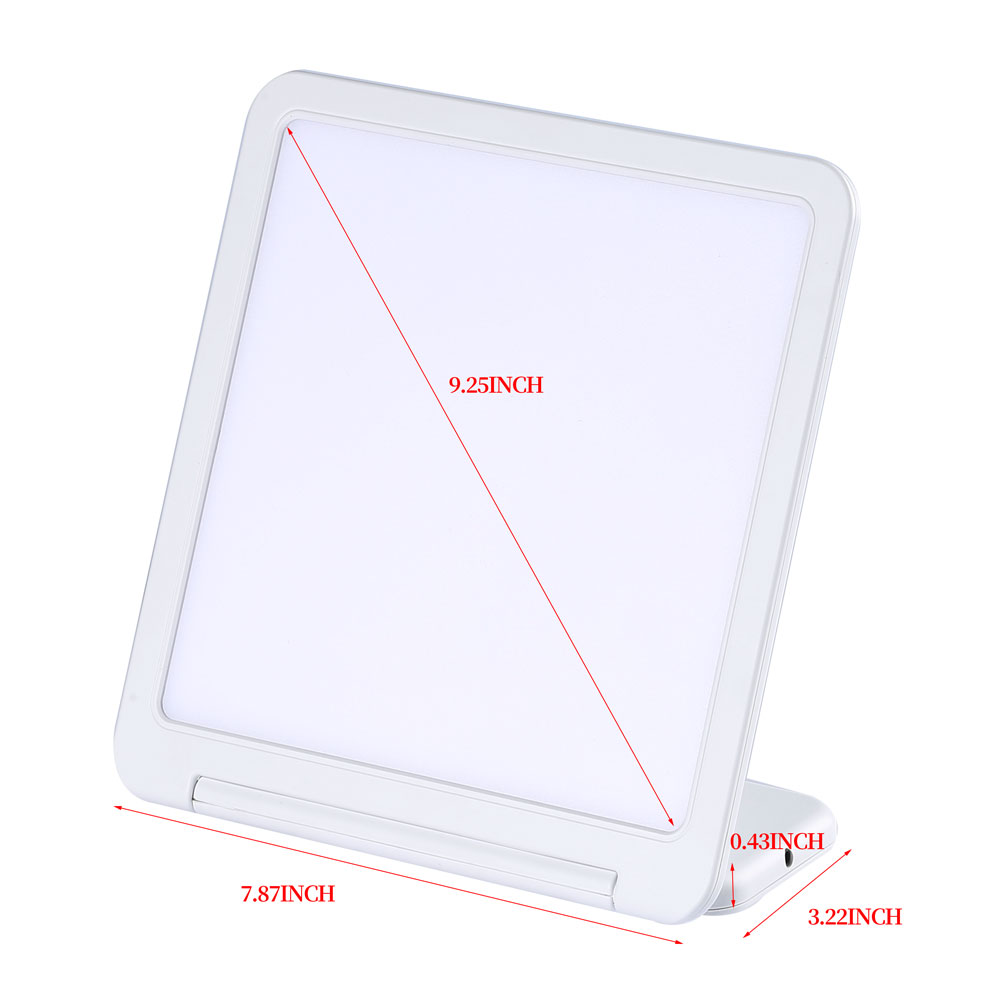 GQ-L3 FCC CE ROHS УФ-лампа для терапии грустным светом 10000Lux с плавной яркостью, большая световая поверхность для счастливой жизни