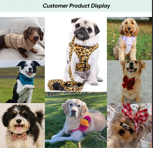 בנדנה לכלב משובצת אישית, צעיף לכלב טרטן לחג, תגית כלב בהתאמה אישית, בנדנה לחיית מחמד משובצת קשורה ביד - Product Image 6