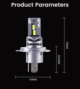 <span class=keywords><strong>ราคา</strong></span>โรงงาน คุณภาพสูง หลอดไฟหน้า LED 60W F8-H4 3570 CSP 6000-6500K H4/H7/H11 9004-9012 X5 A4 A1 A8 HILUX ใช้ได้กับรถทั่วไป - Product Image 6