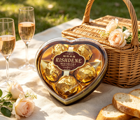 Coffret de Chocolats en Forme de Cœur Luxe Cadeau Romantique Anniversaire pour Femme