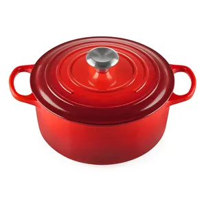 Utensilios de cocina de hierro fundido, olla esmaltada antiadherente, Horno Holandés