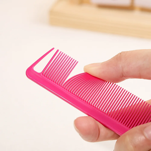 Salone all'ingrosso pettine per parrucchieri coda di ratto antistatico resistente al calore pettine per capelli in metallo spilla coda in carbonio - Product Image 4