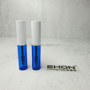 Tube de mascara en PET de couleur personnalisée avec bouchon à vis de 16 mm de diamètre, emballage cosmétique vide pour l'application de maquillage, rond - Product Image 5