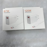 Chargeur Turbo PD 120W Bleu Standard avec QC3.0 et Design Écologique pour Téléphones K40/K50/K60 et Écouteurs