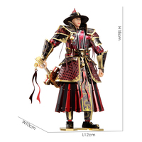Piececool Gardes Impériales Dynastie Ming Puzzle Métallique 3D Moderne Assemblage DIY Figurine d'Armure Ancienne Modèle de Collection pour Adultes