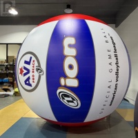 Ballon de volley-ball gonflable surdimensionné de taille personnalisable, imprimé sur mesure, en PVC imperméable, pour tournoi/centre commercial