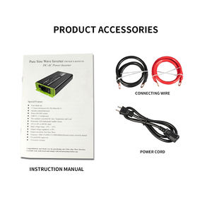 <span class=keywords><strong>ONDA</strong></span> <span class=keywords><strong>PURA</strong></span>-<span class=keywords><strong>inversor</strong></span> de potencia para vehículo RV, convertidor de potencia máxima de 2000W(4000W), CC de 12V/24V a ca de 110V/220V/230V/240V - Product Image 5