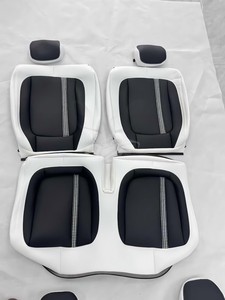<span class=keywords><strong>Coprisedili</strong></span> in Pelle Nera con Design Verticale, Set Completo di Facile Installazione per <span class=keywords><strong>Volkswagen</strong></span> Beetle, Direttamente dalla Fabbrica - Product Image 2