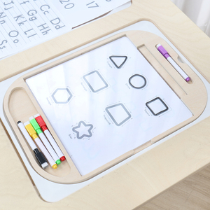 Muebles Montessori Mesa Sensorial Creativa de Madera para Niños con Contenedores Mesa para Guardar Juguetes Mesa de Juego para Arena y Agua con Caja - Product Image 3