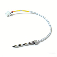 Capteur de température industriel à sonde unique, type aiguille, haute précision, résistance thermique en platine PT100, système 3 fils, IP66, 0,01°C