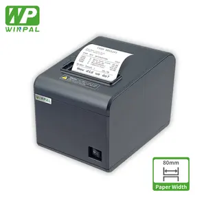 Winpal-Impresora térmica WP300, dispositivo de impresión con Android iOS, 80mm, RJ11, con cajón en efectivo, BT, WiFi, POS, Compatible con cortador automático